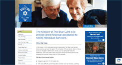 Desktop Screenshot of bluecardfund.org